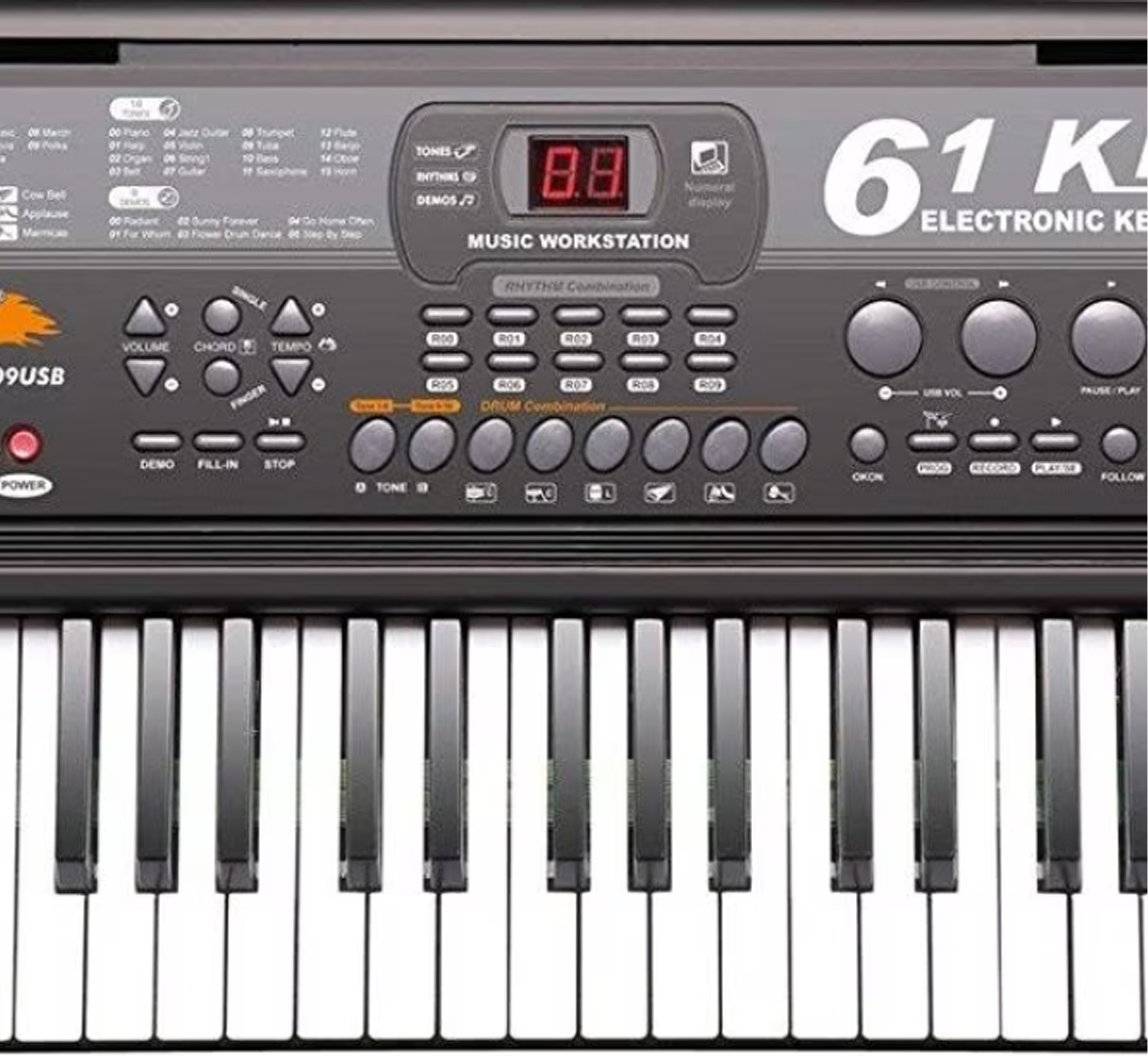 Orga electronica 61 clape MQ-809USB Boxe,MP3,USB,Microfon,Claviatura - SHAM - Eleganta autentica, Inspiratie modena.