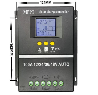 Controler solar, MPPT,12V/24V/36V/48V, 100A, display LCD, 7 moduri de functionare - SHAM - Eleganta autentica, Inspiratie modena.