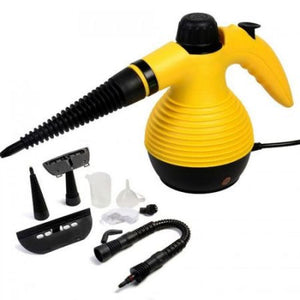 Aparat de curatat cu aburi Steam Cleaner + Accesorii, galben - SHAM - Eleganta autentica, Inspiratie modena.