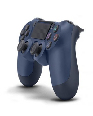 Controller Sony DualShock 4 v2 pentru PlayStation 4, Midnight Blue - SHAM - Eleganta autentica, Inspiratie modena.