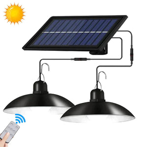 Set panou solar cu 2 becuri LED cu aplica, telecomanda, 50W - SHAM - Eleganta autentica, Inspiratie modena.