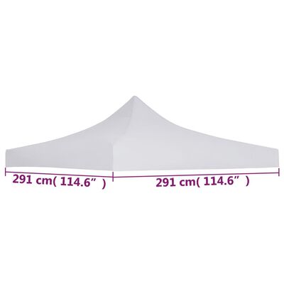 Prelata pentru pavilion/cort, 3m x 3m, alba - SHAM - Eleganta autentica, Inspiratie modena.