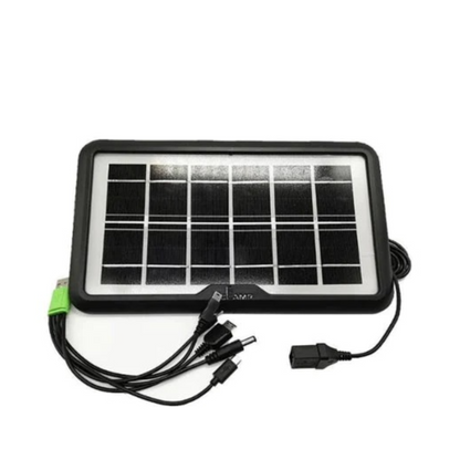 Panou Solar Portabil, Putere 8W, Tensiune 6V, IP65, Cablu cu Mufe 5 in 1, Negru - SHAM - Eleganta autentica, Inspiratie modena.